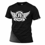 Tricou kickbox Joya Dri-Fit Tricou negru cu alb Joya Fight Gear