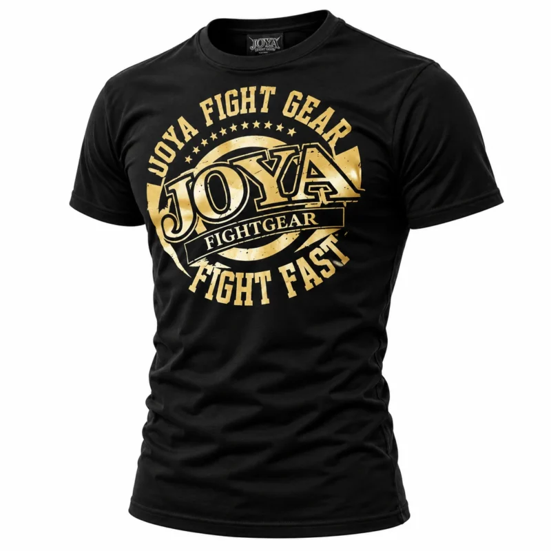 Tricou negru JOYA Fight Gear (2) Tricou negru Joya gold