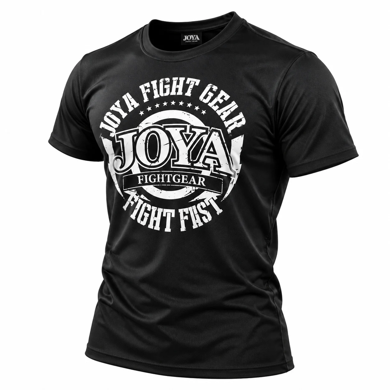 Tricou kickbox Joya Dri-Fit Tricou negru Dry Fit Joya