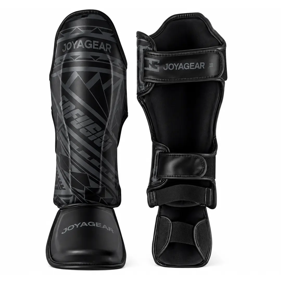 Tibiere kickbox din piele